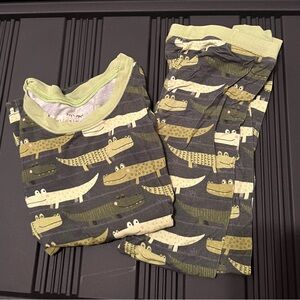 Little Sleepies - 4T Green Crocs